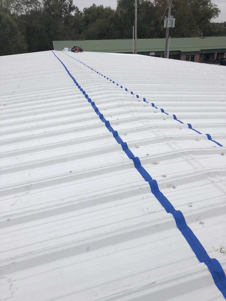 metal coating roof repair