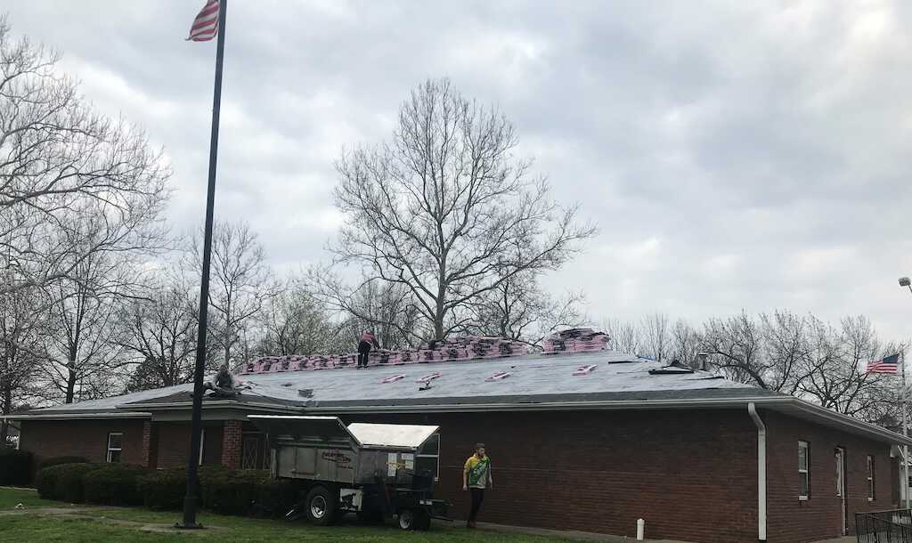 Lions Club roof replacement  Shelbyville illinois