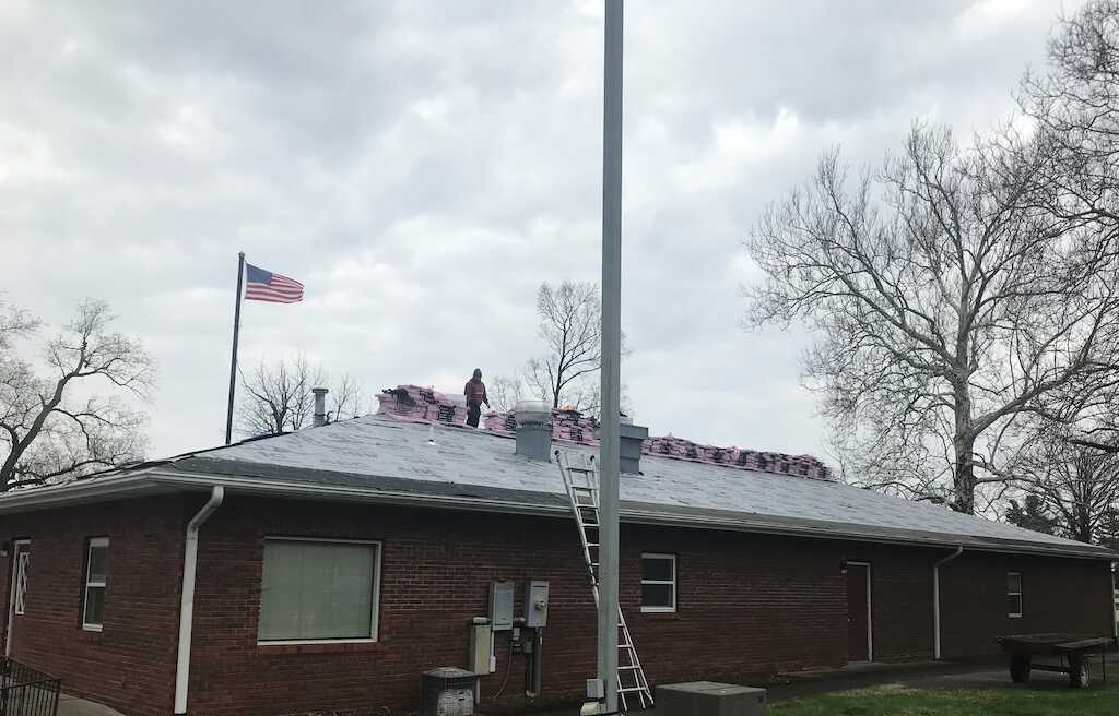 Lions Club roof replacement Shelbyville illinois