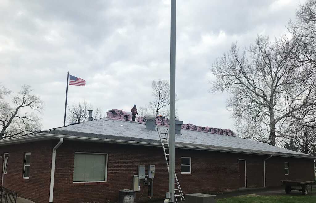 Lions Club roof replacement  Shelbyville illinois