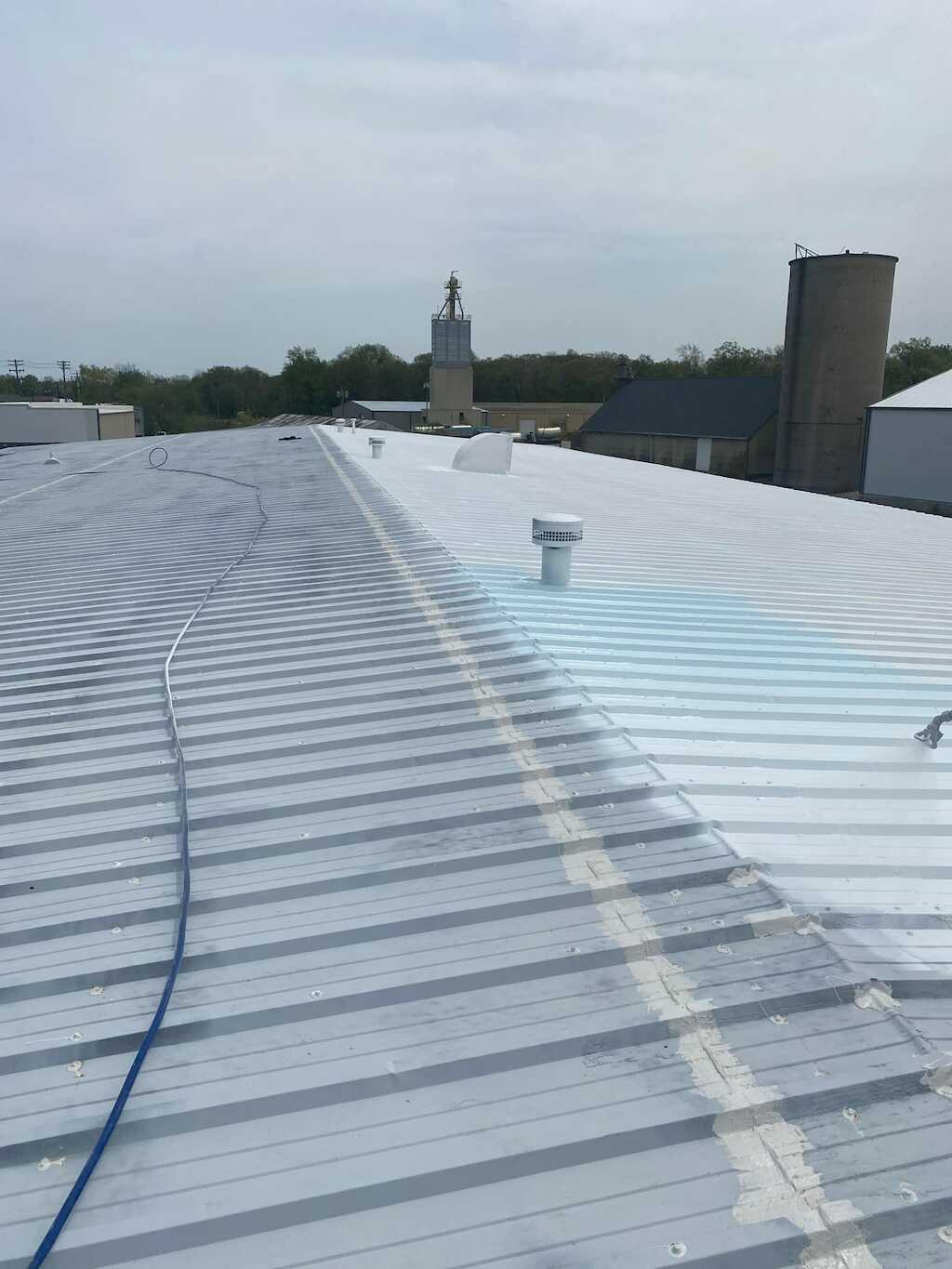 metal roof installation