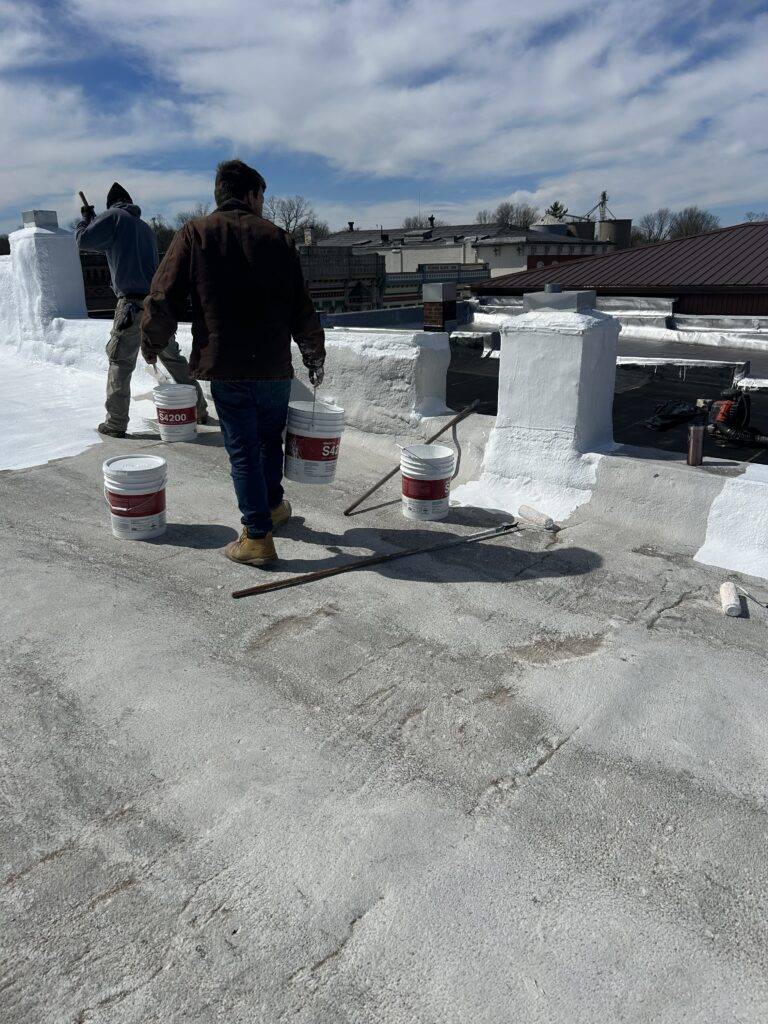 Vandalia, IL Aluminum Coating over Modified Bitumen Roof